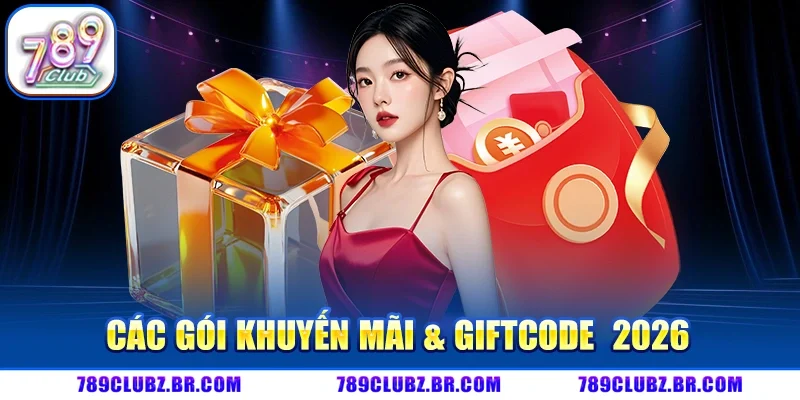 Những gói khuyến mãi và chương trình nhận Giftcode 789Club
